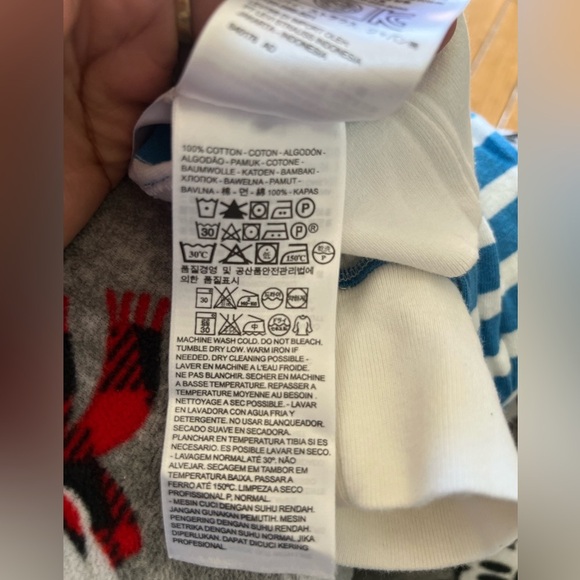 Levi’s Striped Long Sleeve Pullover Sweater Women’s Large Blue White Nautical - Picture 5 of 6